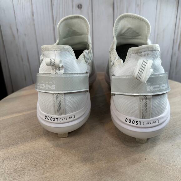 Adidas Icon 7 Boost Mens Baseball Metal Cleats Size 13.5 White S23847 New - Picture 12 of 15